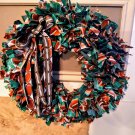 Football Rag Wreath