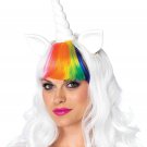 Wavy Rainbow Unicorn Wig & Tail Costume Kit