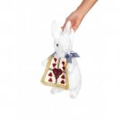 wonderland rabbit plush purse