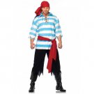 4 PC Mens Pillaging Pirate Costume