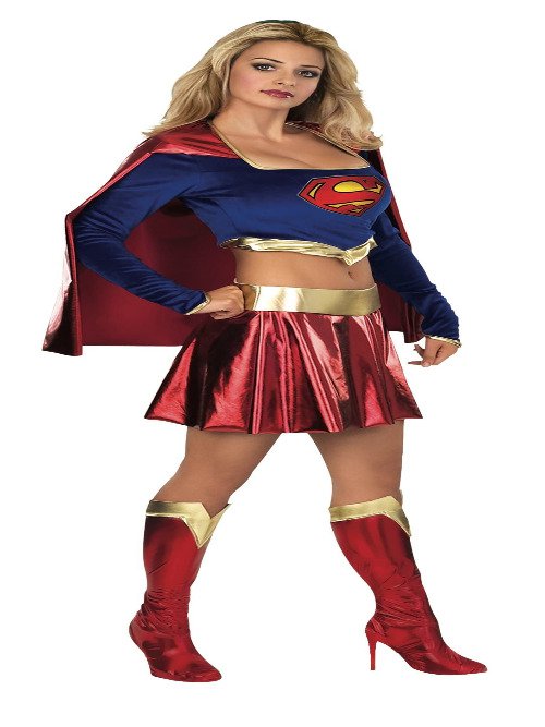 DC Comics Secret Wishes Deluxe Supergirl Adult Costume