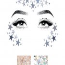 Dream Adhesive Mirror Star and Rhinestone Face Glitter