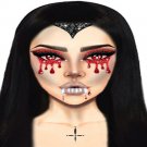 Vampire Adhesive Face Jewels Sticker