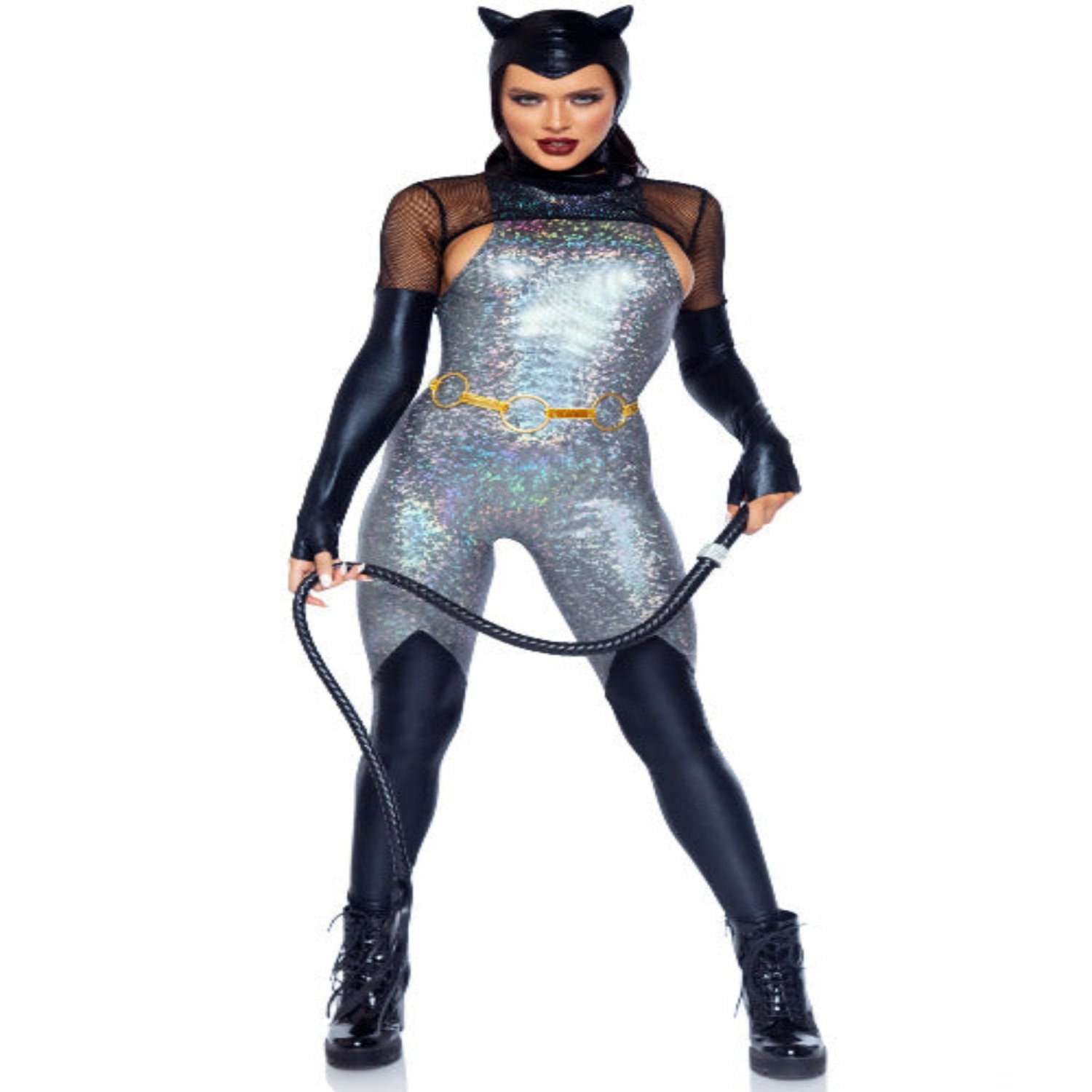 Sexy Starline Puppy Crazy Cruele Villain 3pc Catsuit Costume S5136 main image 0