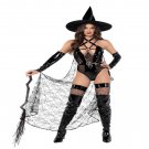 3pc Playboy Wicked Witch Costume