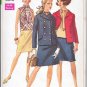 1960s Simplicity Ascot Blouse A-Line Skirt Double Breasted Jacket Size 14 Pattern 8042