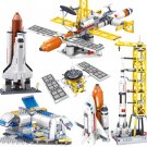 Space aviation and technology plastic building blocks