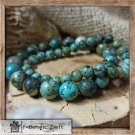 Set of natural turquoise handmade
