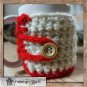 Handmade Decorative Clothing for mug, designer decoration for mug, gift