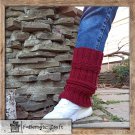 Designer handmade knitted clothes. Handmade knitted leg warmers