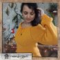 Handmade knitted sweater. Handmade designer thing.  Designer clothes.