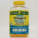 Omega-3 From Fish Oil Eye / Brain / Bone & Heart Health 2000mg 120 Softgels