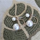 Vintage Earrings Women Stud Pearl Imitation