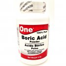 One Boric Acid Powder 100% Pure Acido Borico Polvo 4 oz