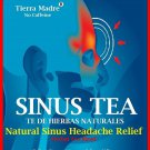 Tierra Madre Sinus Herbal Tea Headache Relief Herbal Supplement 20 Tea Bags