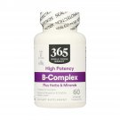 365 Whole Foods Supplements, Vitamins, B-Complex plus Herbs & Minerals 60 tablets