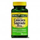 Spring Valley Whole Herb Cascara Sagrada Digestive Health 450mg 100 Capsules
