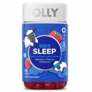 OLLY Kids Sleep Gummy 0.5 mg Melatonin, L Theanine, Raspberry, 70 Count