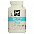 365 by Whole Foods Market Magnesium Glycinate 400mg, 90 Vegan Tablets