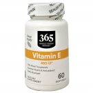 365 Whole Foods Supplements, Vitamin E, 400 IU 60 Softgels