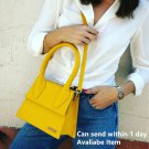 jacquemus Leather Messenger Bag for Female Handbag Tote Vintage Crossbody Bag