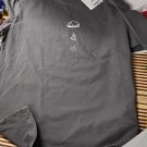 Men's black short sleeves 31254