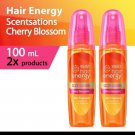 MAKARIZO Scentsation Hair Energy Fragrance Spray Mist Cherry Blossoms 2x100ml