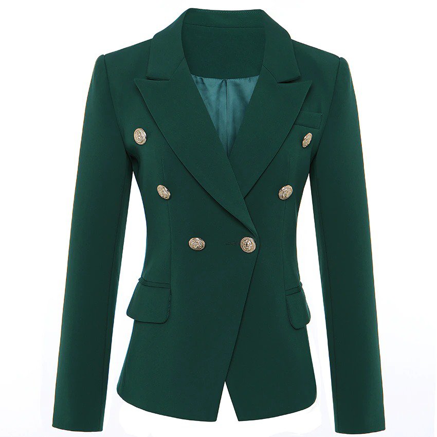 Dark Green Blazer for Women