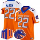 Doug Martin Jersey #22 Boise State Broncos Vapor Limited College Football Orange Alternate