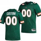 Custom Miami Hurricanes Jersey Name and Number NCAA College Football ACC Green