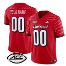Custom Louisville Cardinals Jersey Name and Number Vapor Football Stitched Red