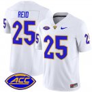 Desmond Reid Jersey #25 Pittsburgh Panthers Vapor Limited College Football Stitched White