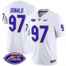Aaron Donald Jersey #97 Pittsburgh Panthers Vapor Limited College Football Stitched White