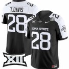 Troy Davis Jersey #28 Iowa State Cyclones Vapor Limited College Football Black Alternate