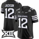 Jaylon Jackson Jersey #12 Iowa State Cyclones Vapor Limited College Football Stitched Black