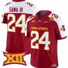 Abu Sama III Jersey #24 Iowa State Cyclones Vapor Limited College Football Cardinal Alternate