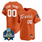 Custom Texas AM Aggies Jersey 2024 College World Series Champions Vapor Premier Baseball Orange
