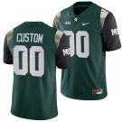 Custom Michigan State Spartans Jersey Name and Number College NCAA Football Limited Green