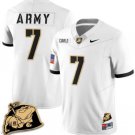 Jimmy Ciarlo Jersey #7 Army Black Knights Rocky The Bulldog Patch Vapor Football White Stitched