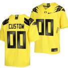 Custom Oregon Ducks Jersey Name and Number NCAA College Football Vapor Fusion Yellow
