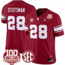 Danny Stutsman Jersey Oklahoma Sooners 100th Anniversary Patch Vapor Football Crimson Ctitched