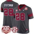 Danny Stutsman Jersey Oklahoma Sooners 100th Anniversary Patch Vapor Football Anthracite