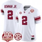 Billy Bowman Jr Jersey #2 Oklahoma Sooners 100th Anniversary Patch Vapor Football White