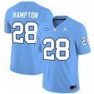 Omarion Hampton Jersey #28 North Carolina Tar Heels Vapor Limited College Football Blue