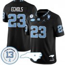 Power Echols Jersey #23 North Carolina Tar Heels Vapor College Football Stitched Black