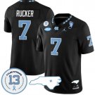 Kaimon Rucker Jersey #7 North Carolina Tar Heels Vapor College Football Stitched Black