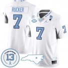 Kaimon Rucker Jersey #7 North Carolina Tar Heels Vapor College Football Stitched White