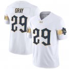 Christian Gray Jersey #29 Notre Dame Fighting Irish 2024 Vapor Limited College Football White