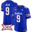Jason Bean Jersey #9 Kansas Jayhawks 2024 Vapor College Football Vapor Limited Royal