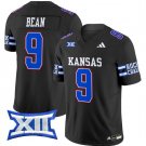 Jason Bean Jersey #9 Kansas Jayhawks 2024 Vapor College Football Vapor Limited Black